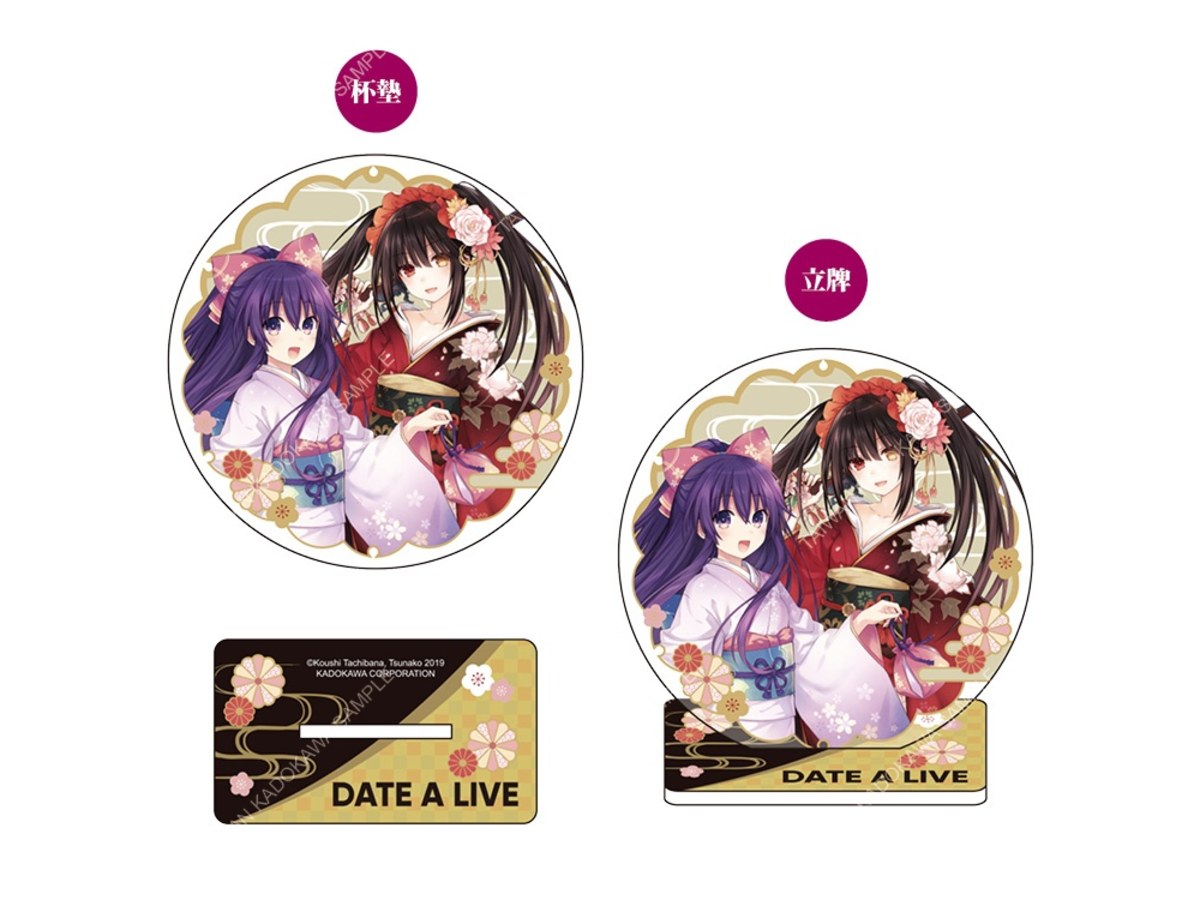 DATE A LIVE 約會大作戰(原作) 壓克力杯墊立牌 A