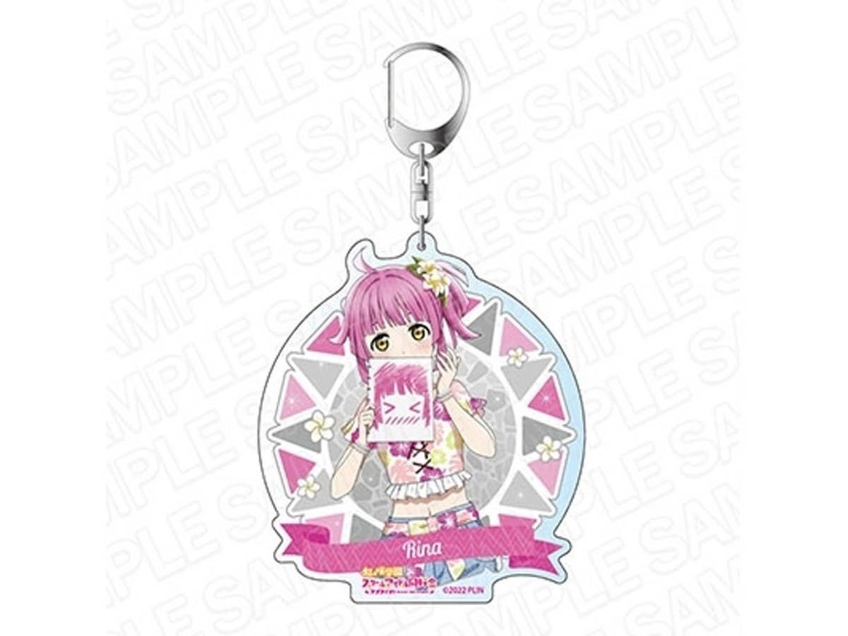 Love Live!虹咲學園日版夏威夷風大壓克力鑰匙圈
