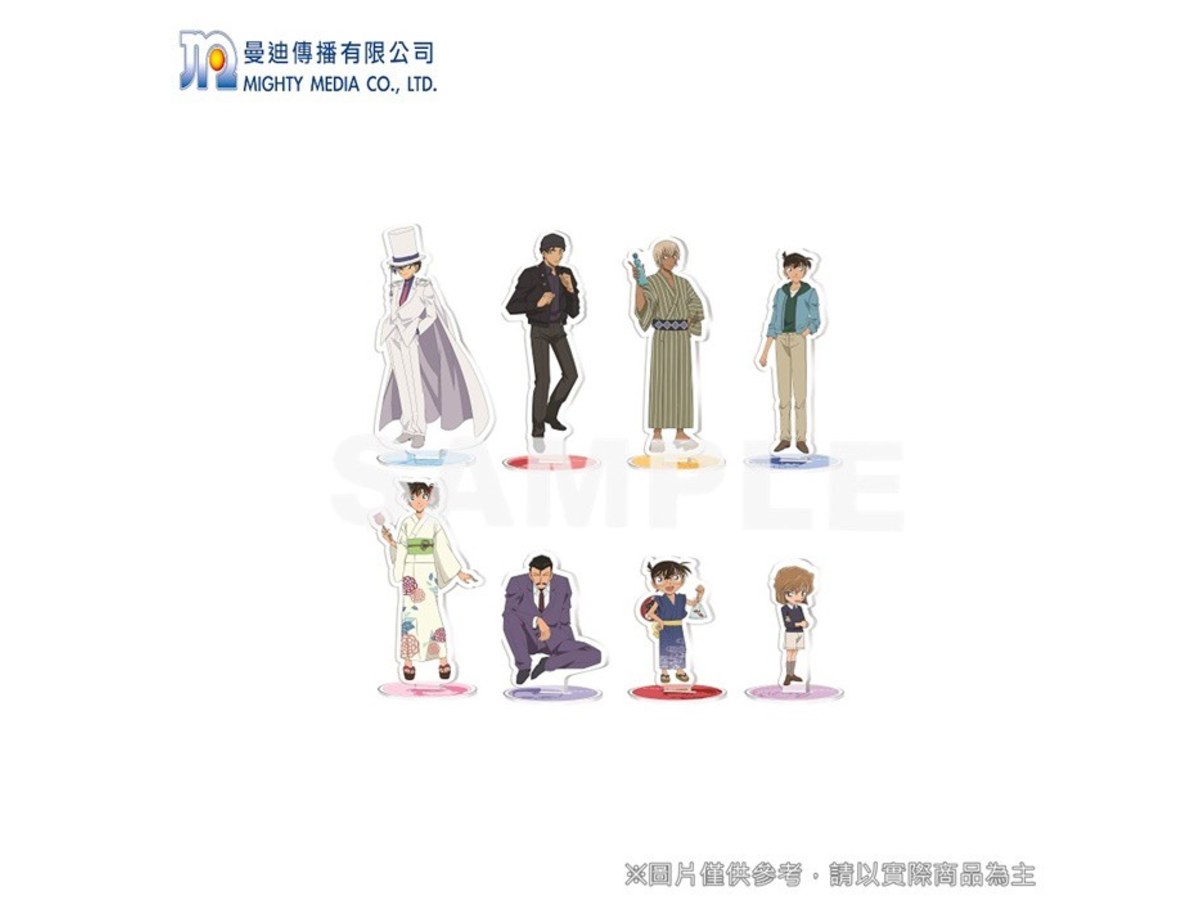 曼迪 名偵探柯南-壓克力人型立牌 八款 基德赤井安室新一小蘭小五郎柯南小哀 浴衣