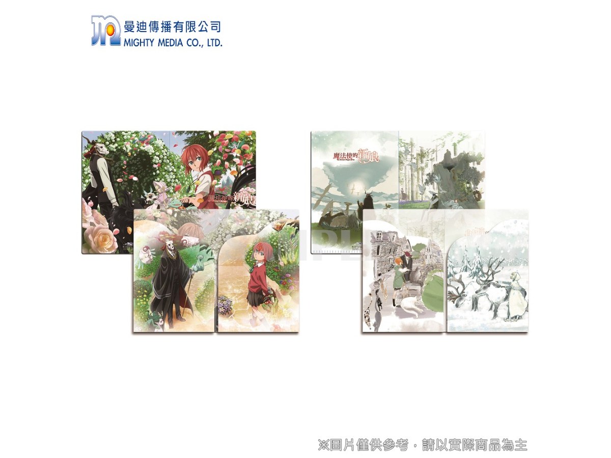 曼迪 魔法使的新娘-雙開L夾 資料夾(花開富貴/江山萬里情)