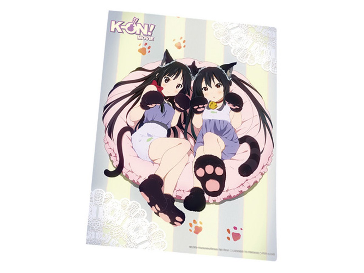 K-ON!輕音部 電影版 雙層L型資料夾(8)