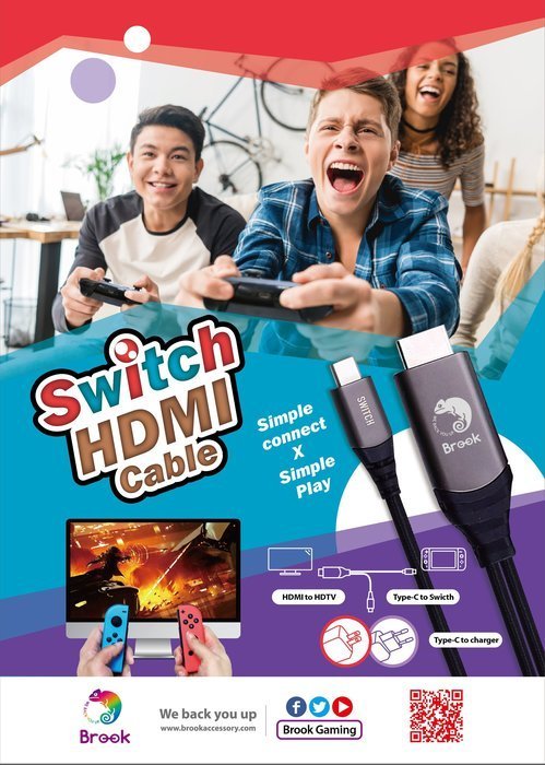 《BROOK》Switch影像輸出快充組｜支援PD/QC快充 × HDMI影像輸出｜迷你底座｜全新品上市！ 圖片 2