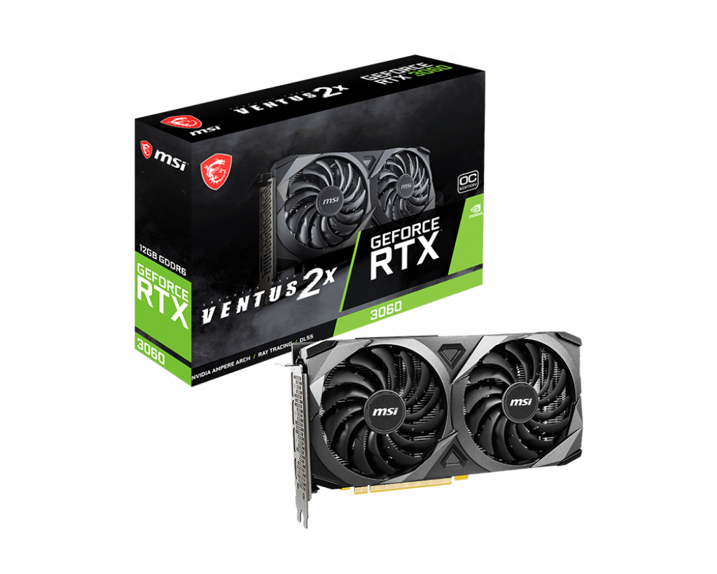 微星GeForce RTX 3060 VENTUS 2X 12G OC