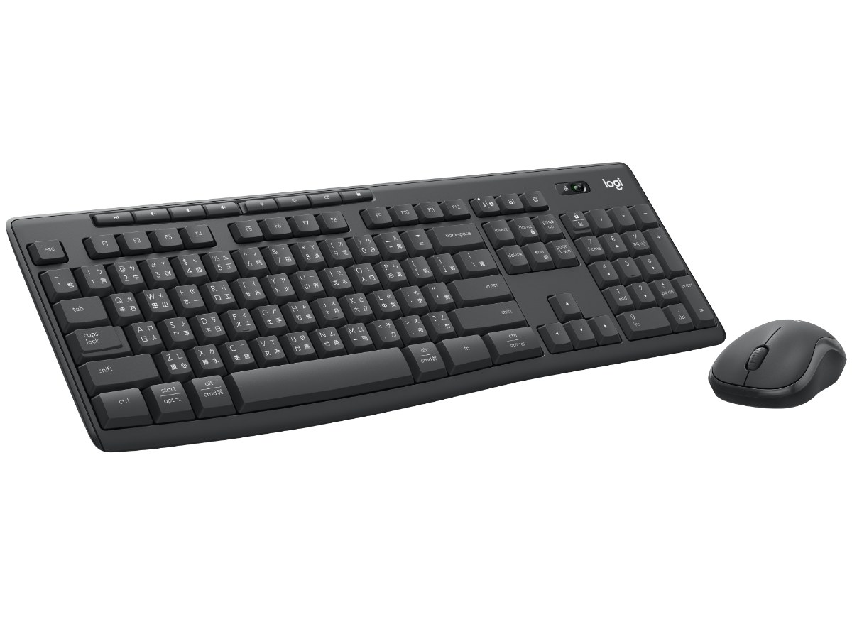羅技 MK370 無線鍵盤滑鼠組 企業版 - 石墨灰