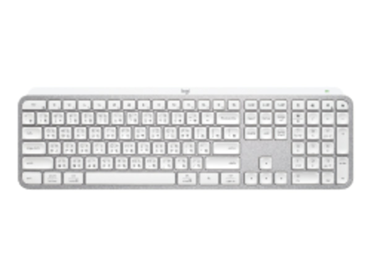 羅技 MX KEYS S 無線智能鍵盤 - 珍珠白