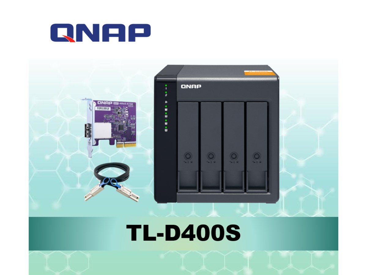 QNAP TL-D400S 4-Bay桌上型多通道擴充設備