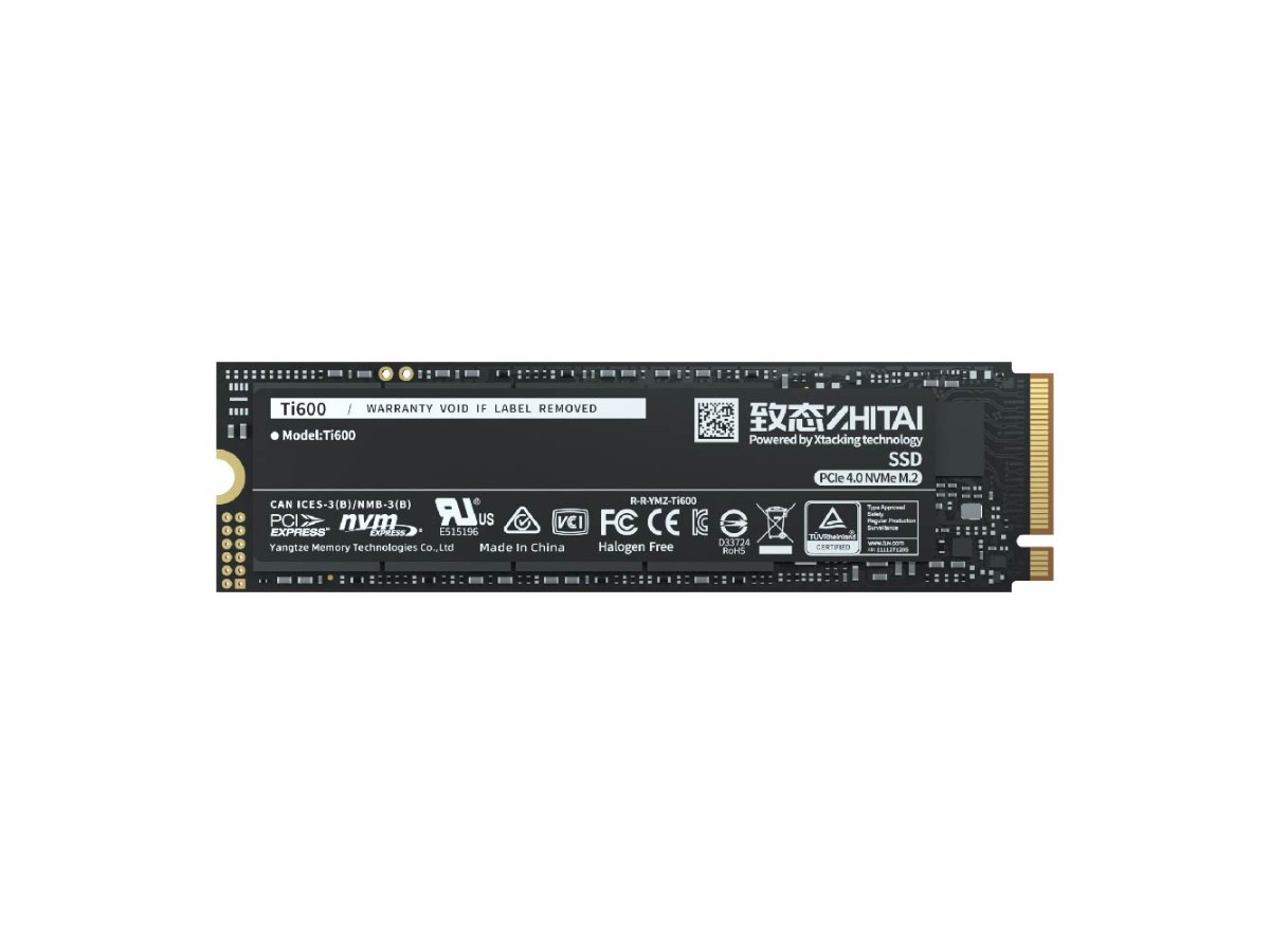 ZHITAI Ti600 1TB SSD PCle Gen4x4 M.2 2280