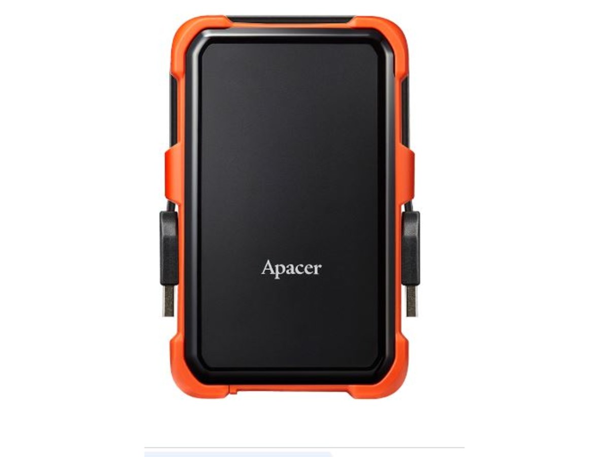 Apacer AC630 1TB USB3.2 2.5吋軍規抗摔行動硬碟(橘黑)