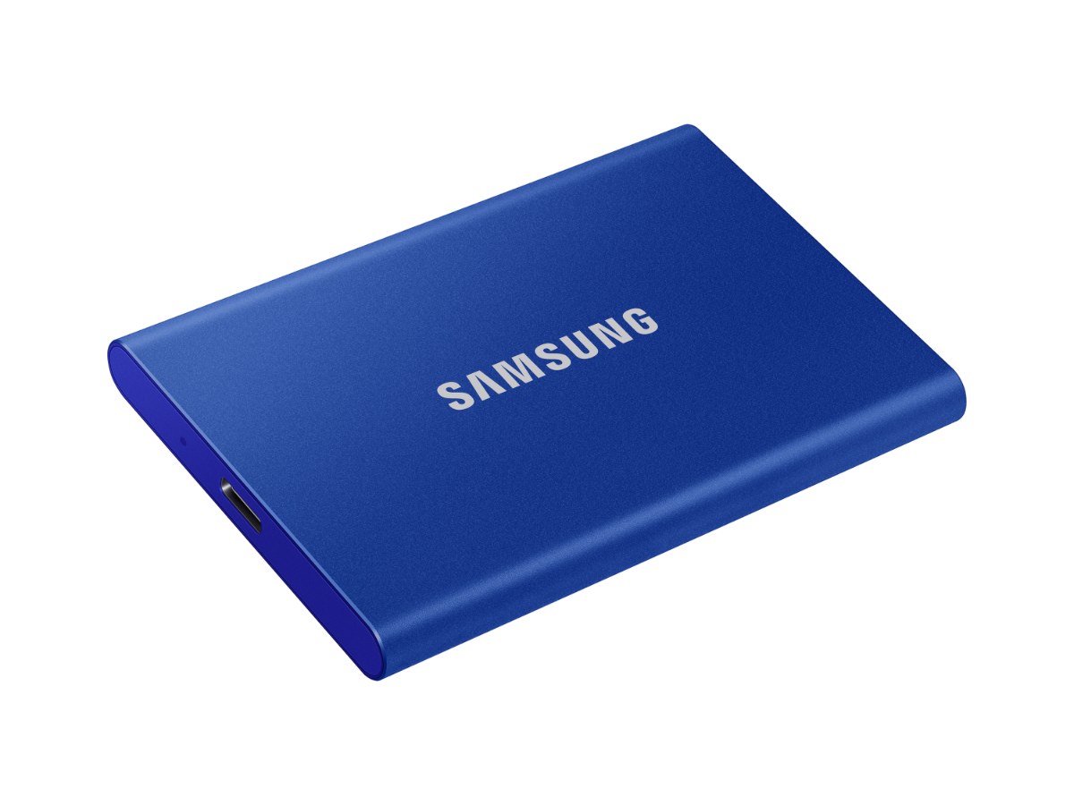 Samsung Portable SSD T7 1TB(藍)/(MU-PC1T0H/WW)/迷你移動固態硬碟