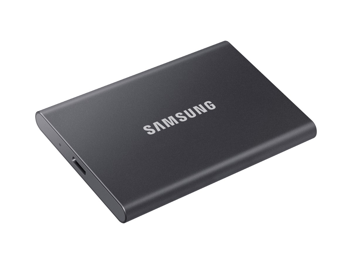 Samsung Portable SSD T7 2TB(灰)/(MU-PC2T0T/WW)/迷你移動固態硬碟