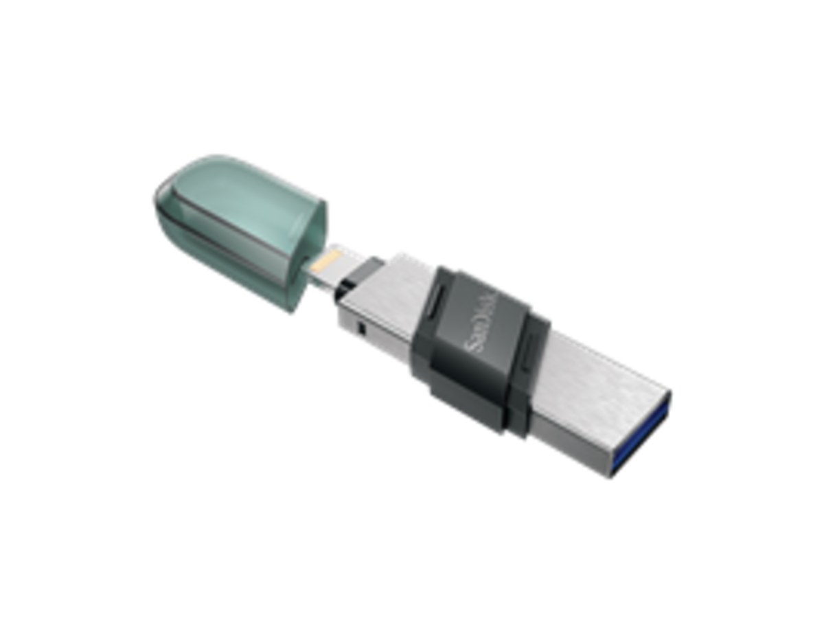 SANDISK iXpand Flash Drive Flip/雙用隨身碟/64GB/雙介面/OTG/for iPhone and iPad/