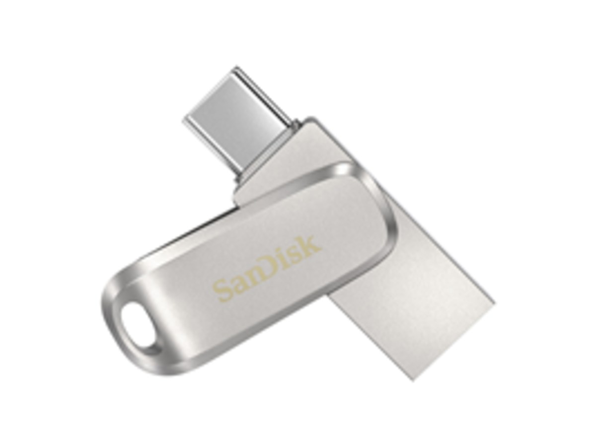 SANDISK SDDDC4/Ultra Luxe USB Type C+A雙用/64GB/USB3.1/高速讀取400MB/s 銀