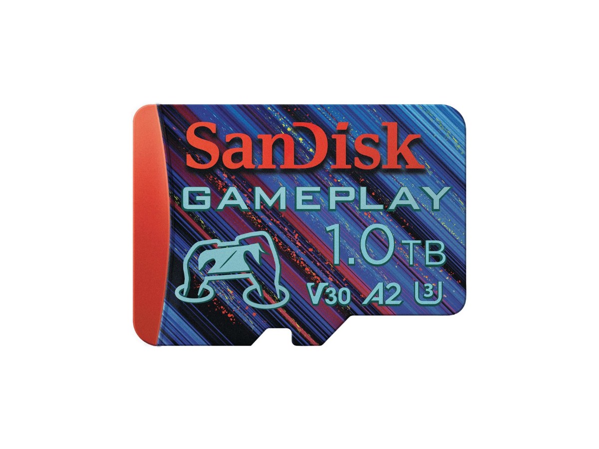 SanDisk GamePlay microSD card for Mobile Gaming, microSDXC 1TB, V30, U3, C10,