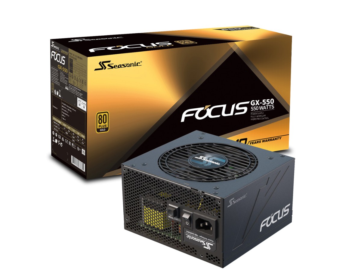 海韻 FOCUS GX-550 金牌/全模 電源供應器