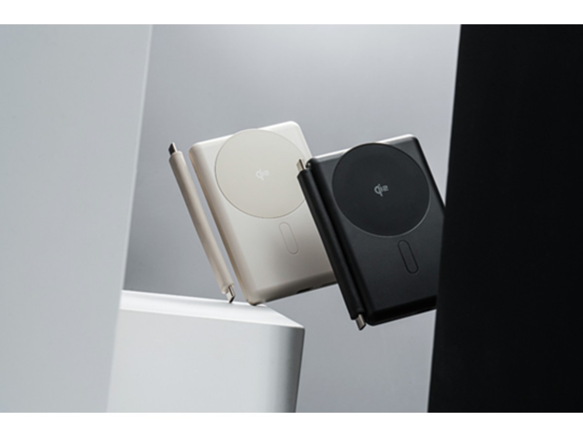 Allite WP1 5000mAh全能充輕薄磁吸 Qi2 ⾏動電源 沈穩⿊