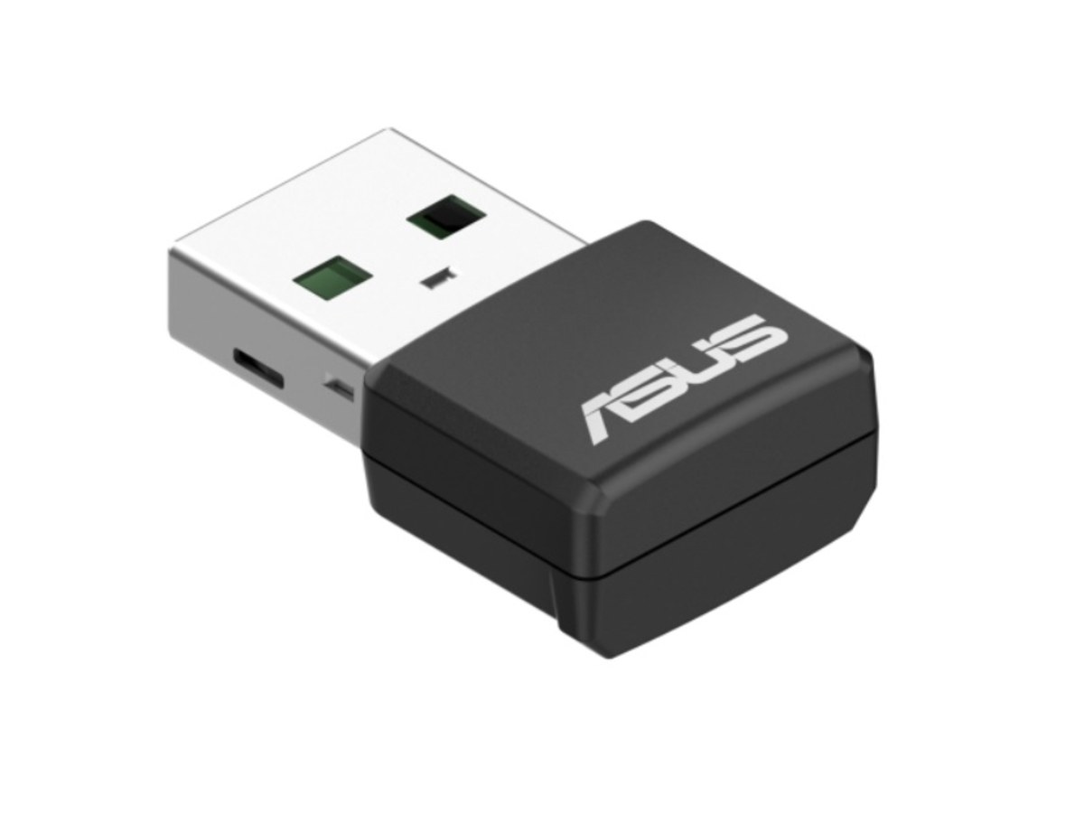 華碩 AX1800 雙頻 WiFi 6 USB 網路卡 USB-AX55NANO