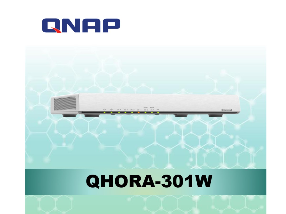 QNAP QHora-301W新世代Wi-Fi6雙10GbE SD-WAN路由器