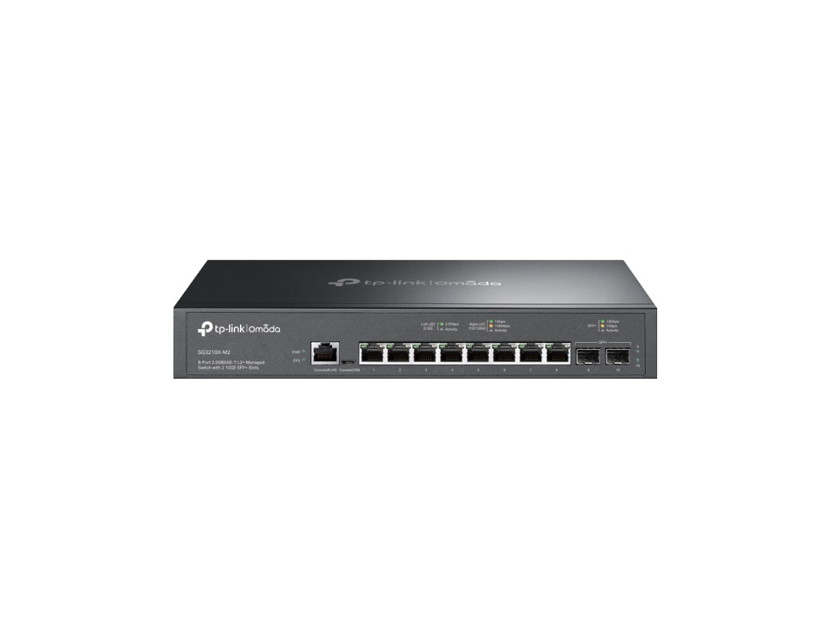 TP-LINK (商用) SG3210X-M2 8 埠 2.5G L2+ 管理型交器