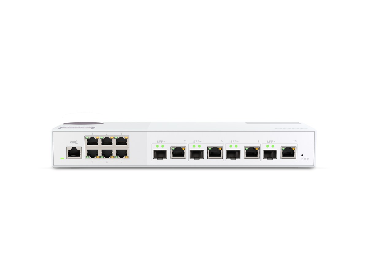 QNAP QSW-M2106-4C L2 Web 管理型交換器