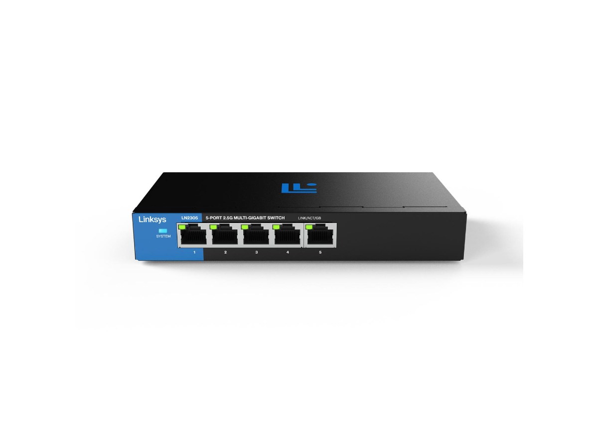 Linksys 5-Port 2.5G Multi-Gigabit Unmanaged Switch 非網管型交換器