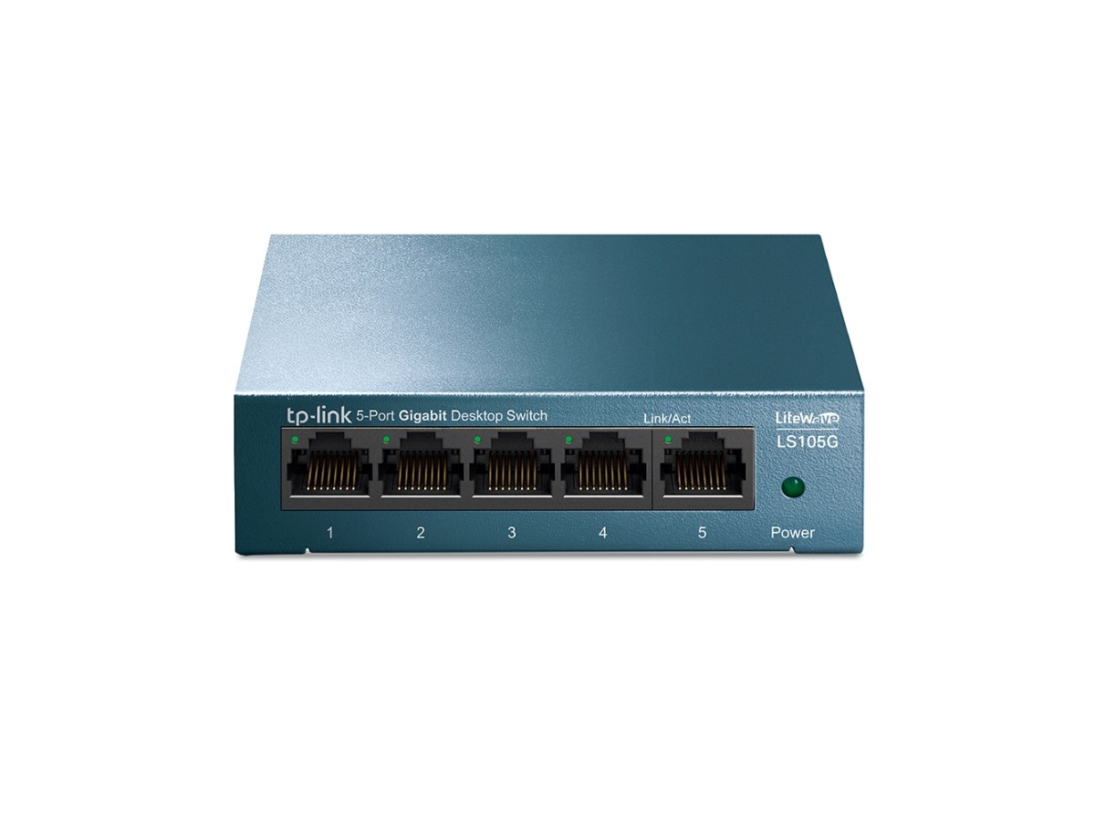 TP-LINK (家用) LS105G 5埠桌上型交換器(鐵殼)