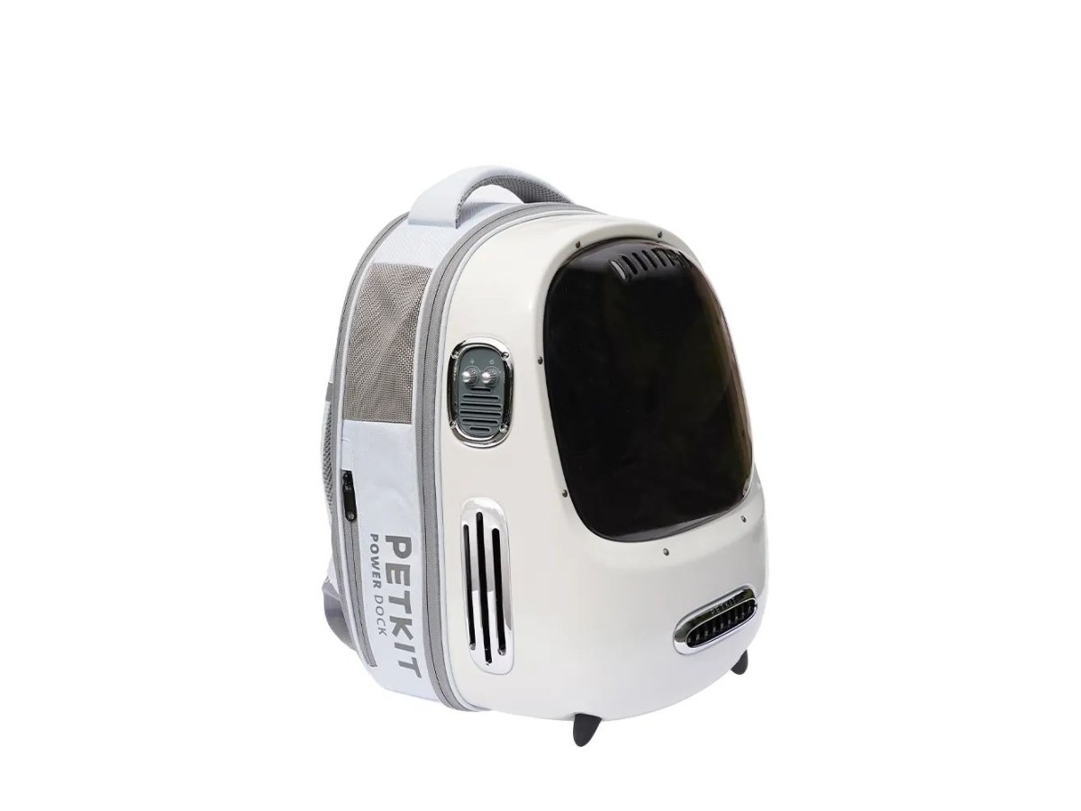 智能貓用背包2_白