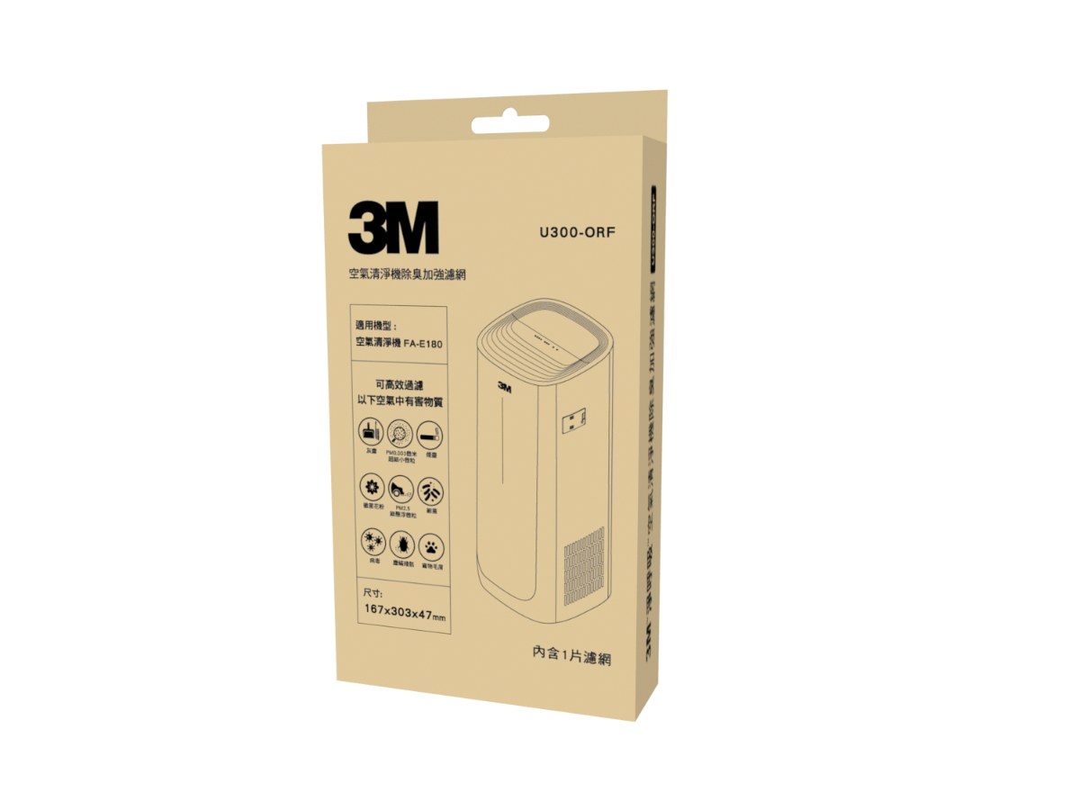 3M U300-F 空氣清淨機專用濾網 -7100196480