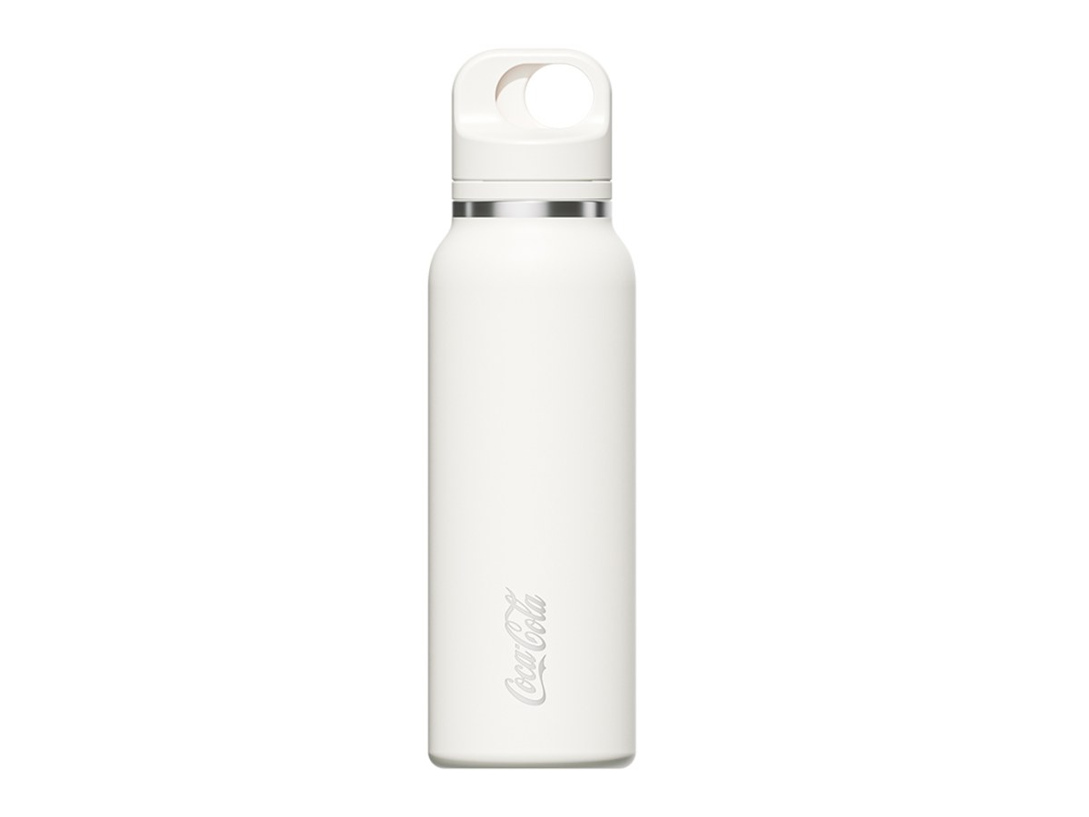 可口可樂聯名款趣野運動保溫杯-600ML（雪峰白）