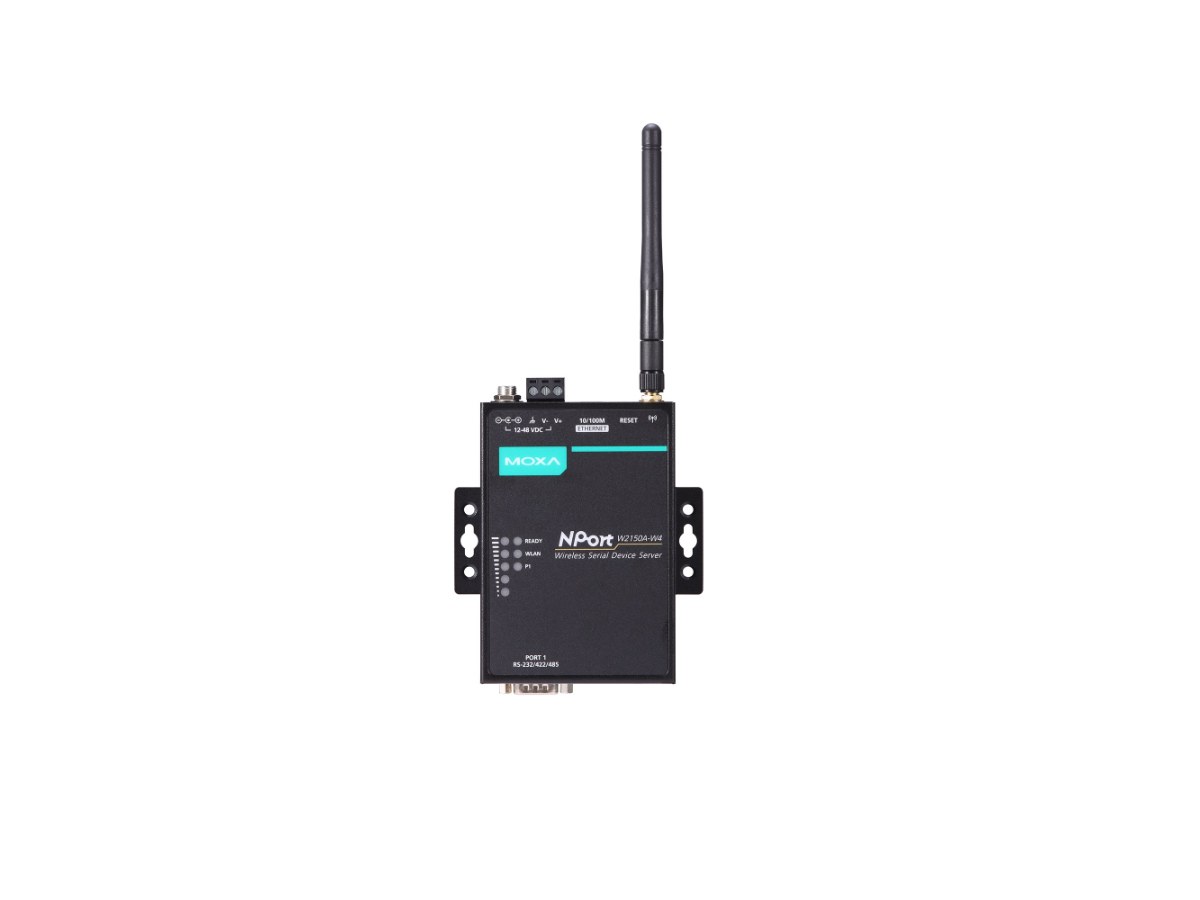 Moxa NPort W2150A-W4-US / 無線串列設備伺服器
