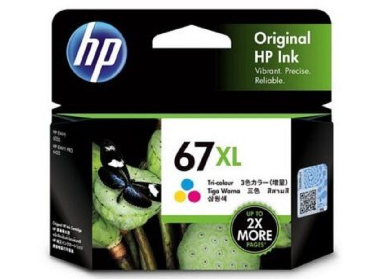 HP INK-3YM58AA (No.67XL) 彩色墨水匣