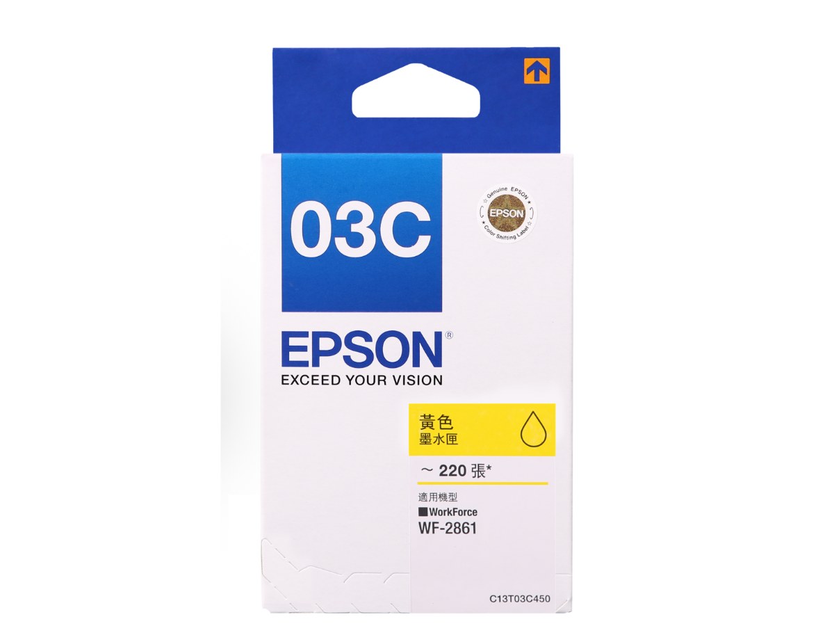 EPSON C13T03C450 黃色墨水匣