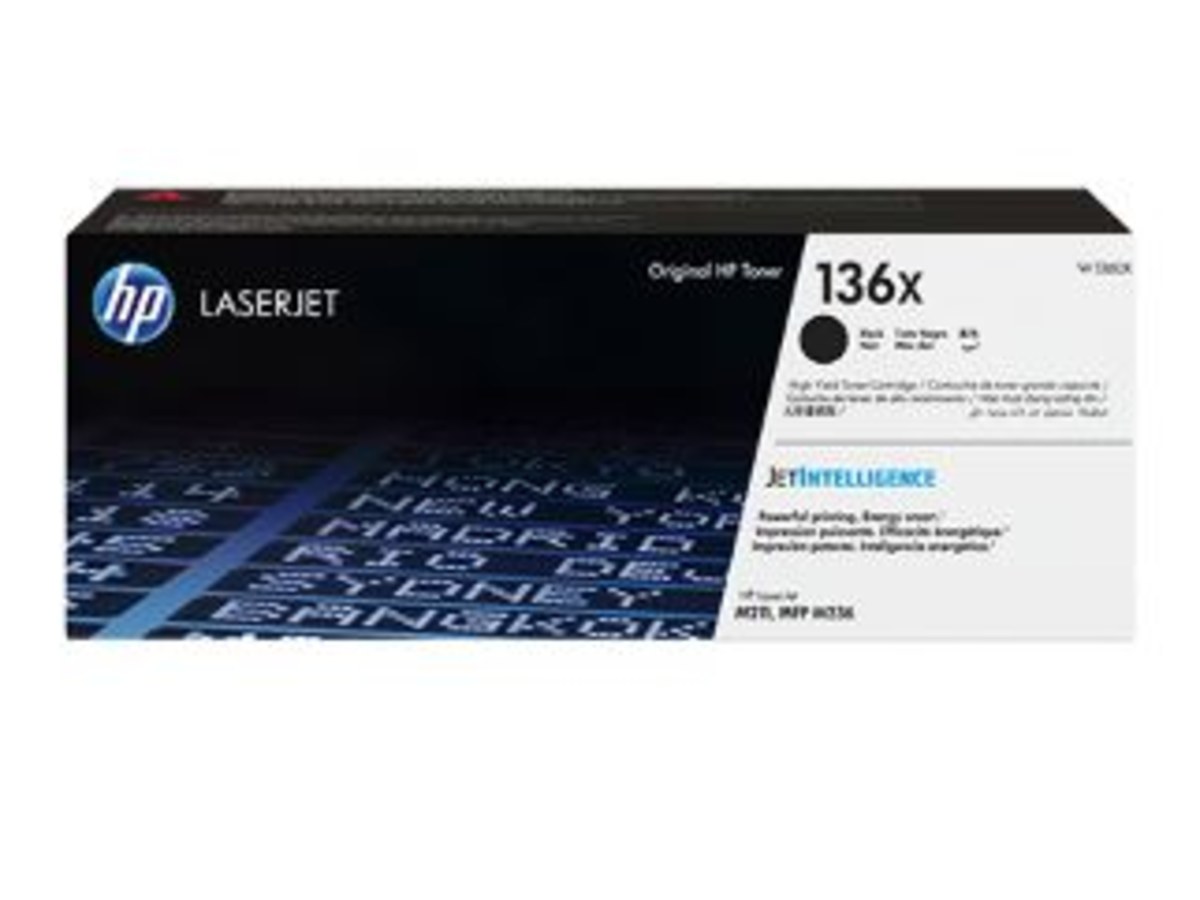 HP 136X 黑色 LaserJet 碳粉匣