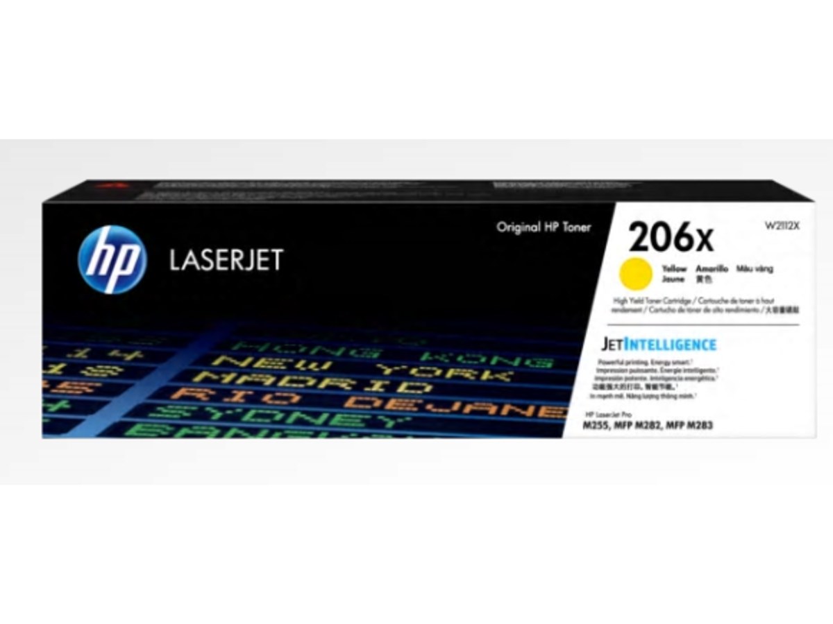 HP 206X 黃色 LaserJet 碳粉匣