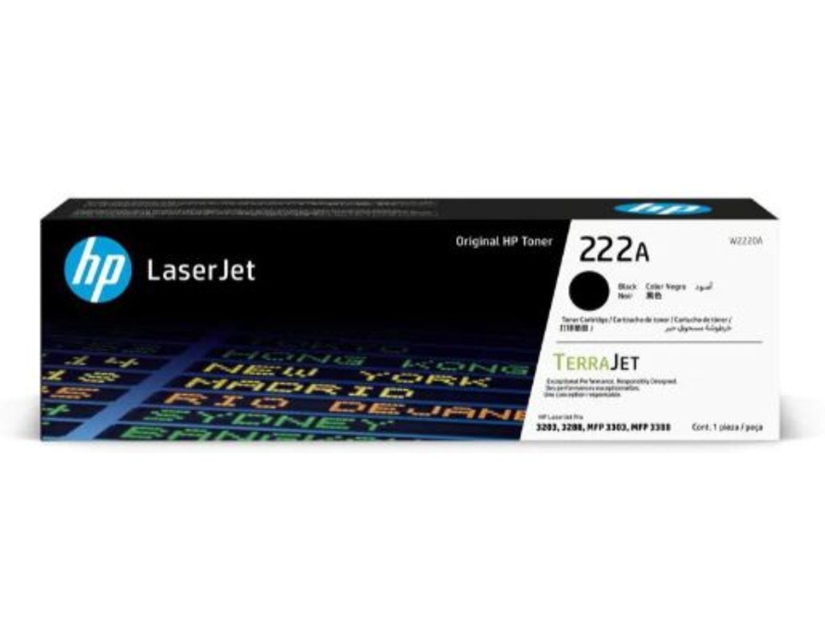 HP 222A 黑色 LaserJet 碳粉匣