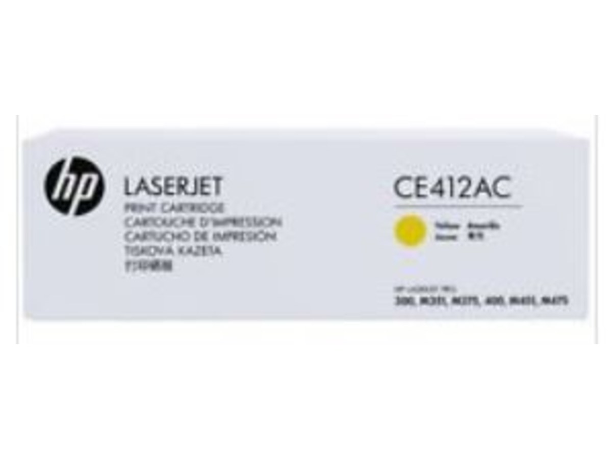 HP CE412AC (No.305A) 黃色LaserJet 碳粉