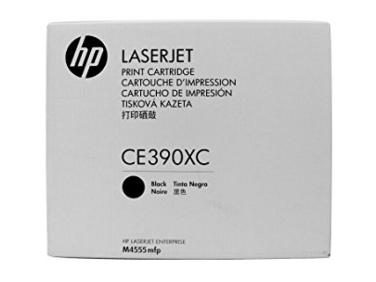 HP CE390XC 白盒包裝 (No.90X) 黑色 LaserJet 碳粉匣