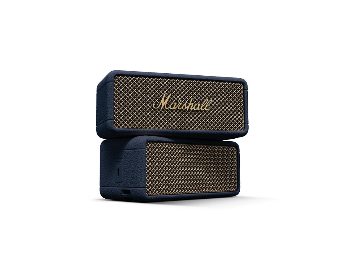 Marshall Emberton III 攜帶式藍牙喇叭 Black & Silver鑄鋼黑